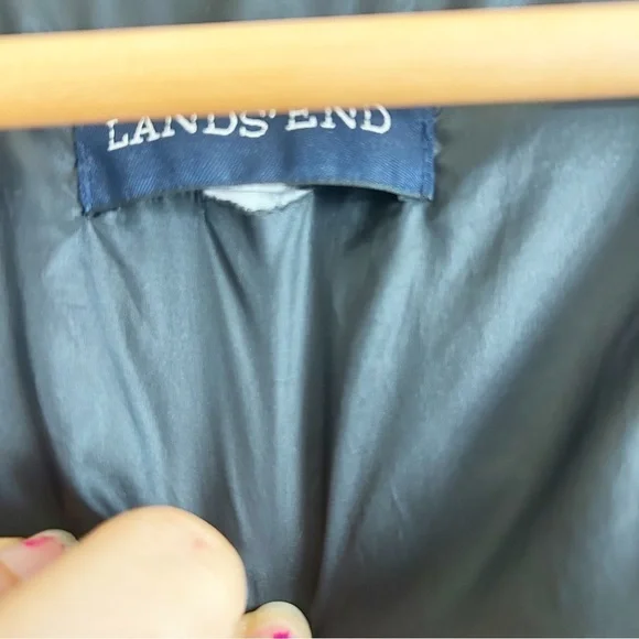 Lands End Packable Puffer Jacket Leopard Print S - Picture 12 of 12